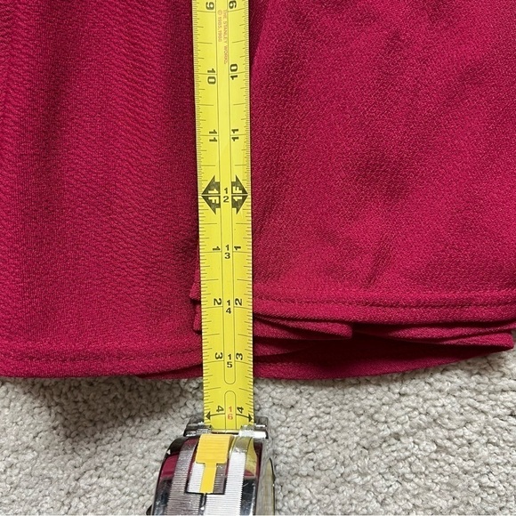 Urban Coco Maroon Velvet Skater Skirt size XS - Picture 9 of 10